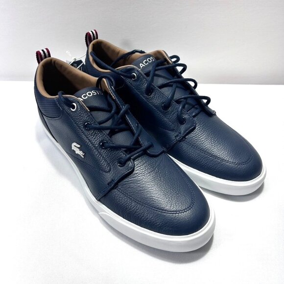 Lacoste Men's Bayliss Sneakers Black US 12 737CMA0073092 - One Lace is torn - Picture 1 of 9